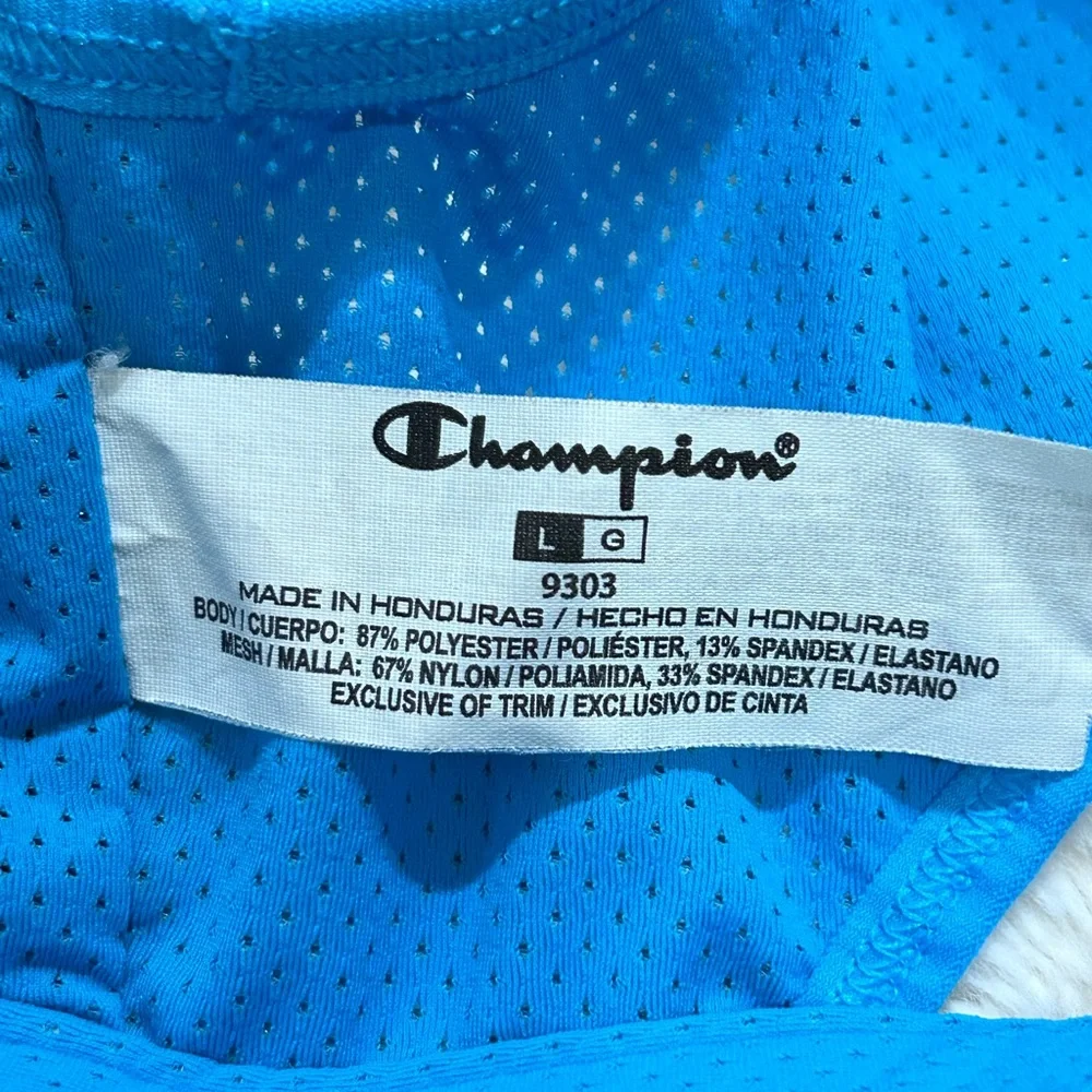 Champion Women's‎ Blue & Black Sports Bra Size L - Picture 7 of 7